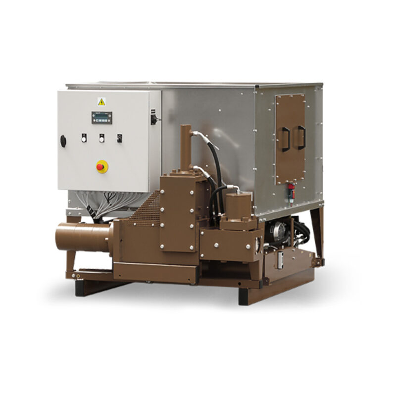 One button operation fully automatic A-TYPE briquette machine