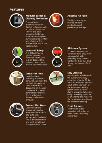 Cortena-All-in-One-Pellet-Boiler-features